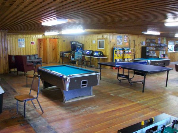 Game room with pool table and ping pong
